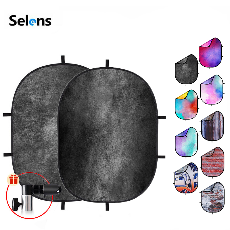 Green Screen Collapsible - SITOO 1.5x2M Double Side Collapsible Background