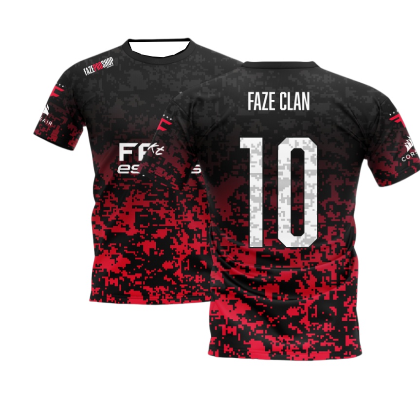 2026 New FaZe Esports Jersey B - огляд і ціна Esports Gaming Shirts