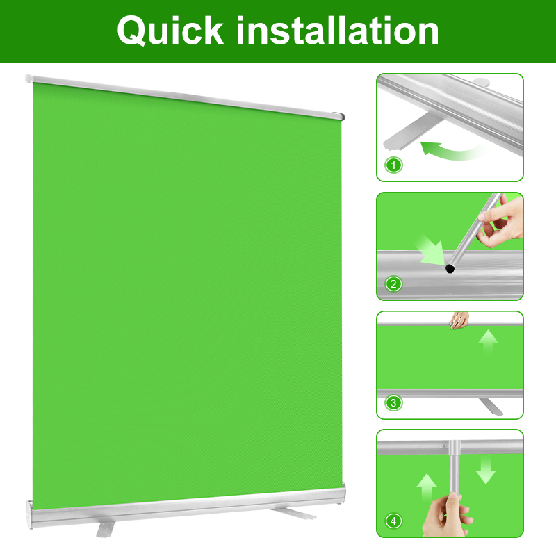 110x200cm Backdrop Chroma Key  - огляд і ціна Green Screen Collapsible
