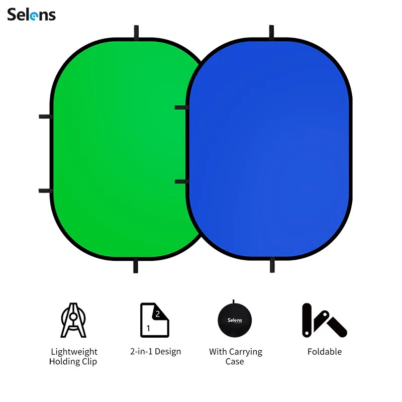 Selens New Collapsible Portabl - огляд і ціна Green Screen Collapsible