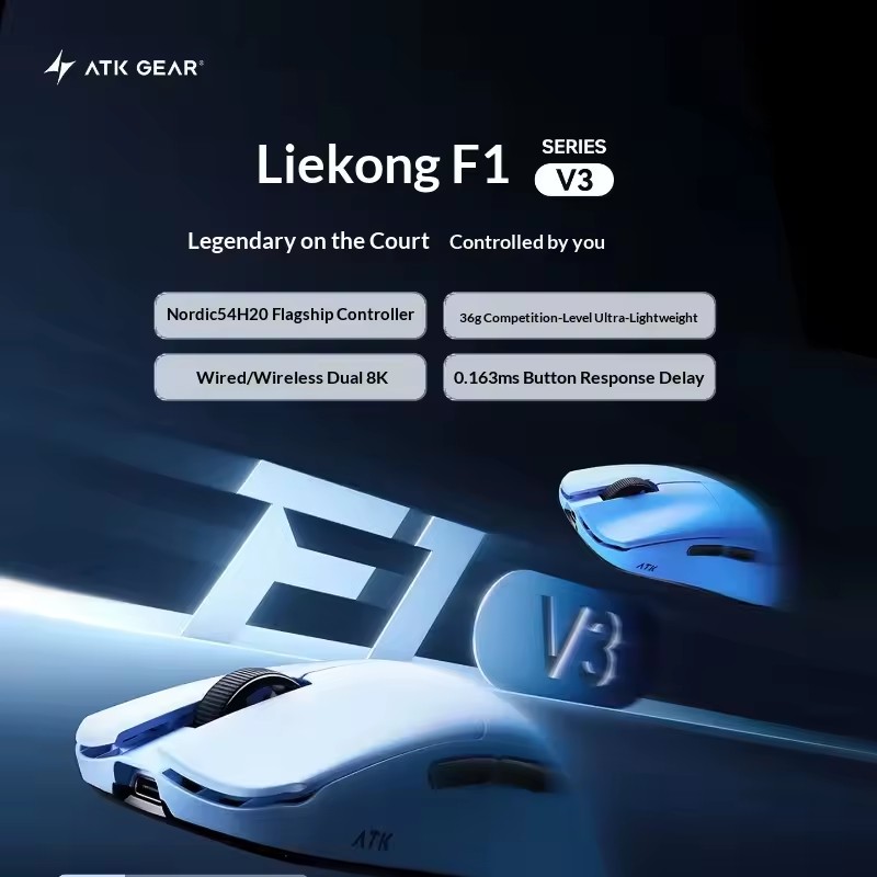 ATK F1 V2/V3 Tri Mode Wireless - огляд і ціна Esports In Gaming