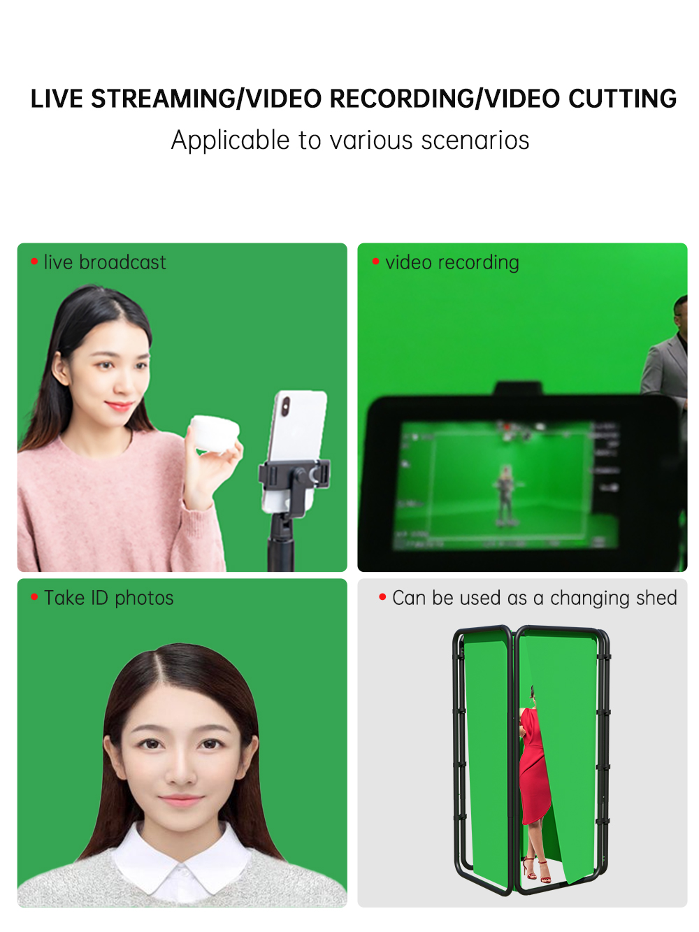 SH 240x400cm Background Stand  - огляд і ціна Green Screen Collapsible