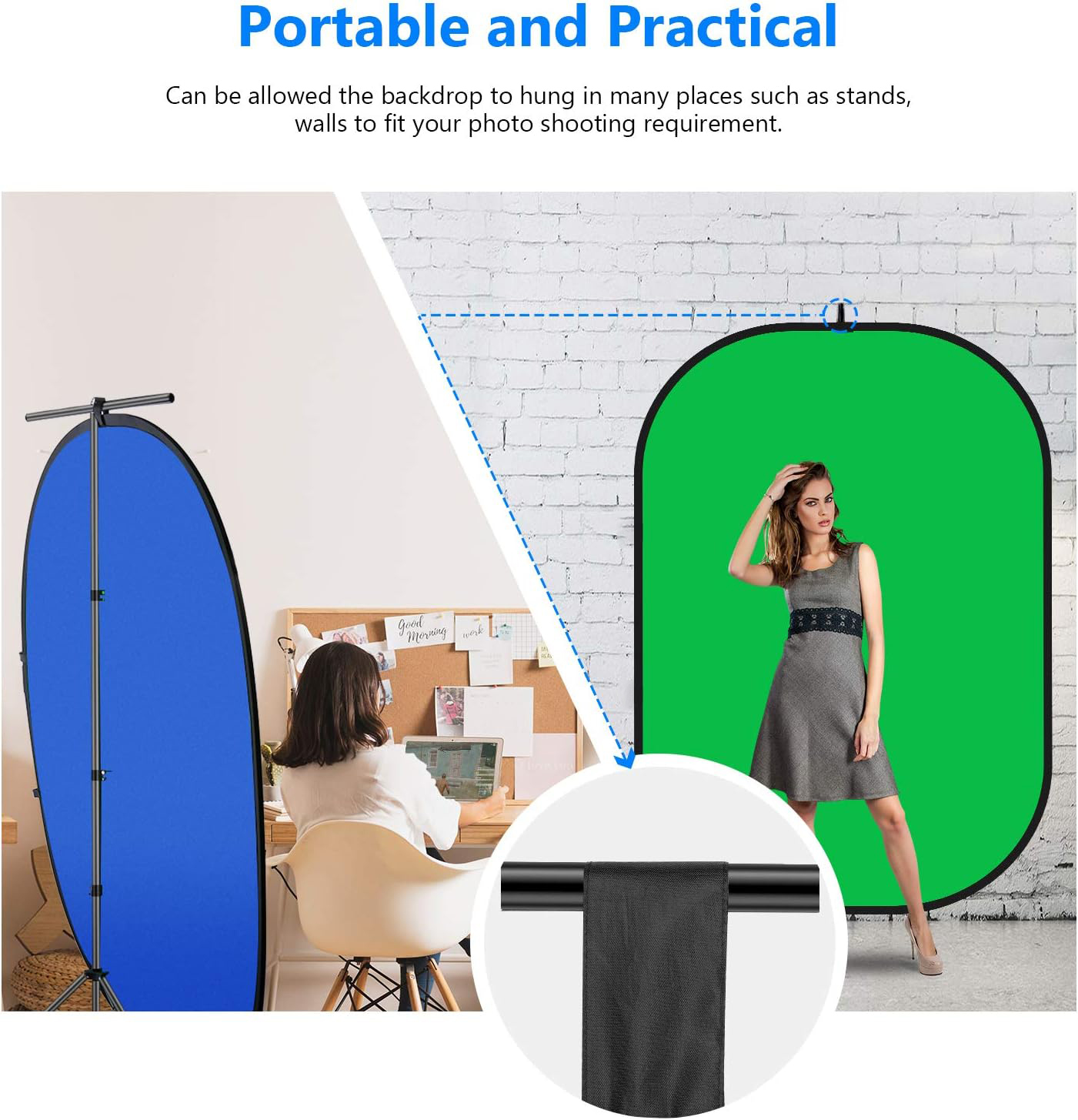 Photography Reflector Portable - огляд і ціна Green Screen Collapsible
